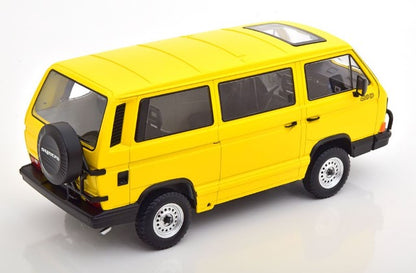 KKDC180961 KK scale 1:18 VW Volks Wagen VW Bus T3 Syncro 1987 Yellow