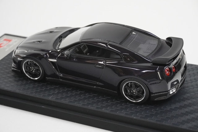 1:43 HPI 8437 Nissan GT-R (R35) Spec V Ultimate Opal Black model car
