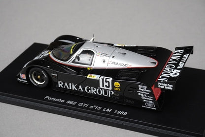 1:43 Spark S1913 Porsche 962 GTI Le Mans 1989 #15 model car