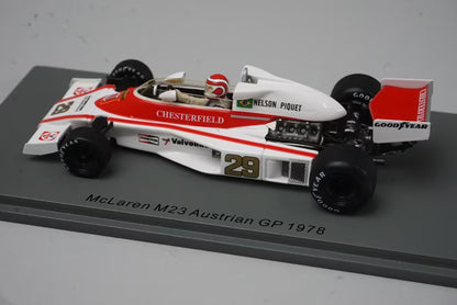 1:43 SPARK S5747 McLaren M23 Australian GP N.Piquet 1978 #29