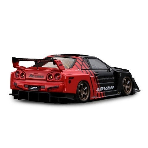 MC-IG2850 ignition model LBWK Exclusive 1:43 Nissan LB-ER34 Super Silhouette SKYLINE Black/Red (LB Original Packaging)