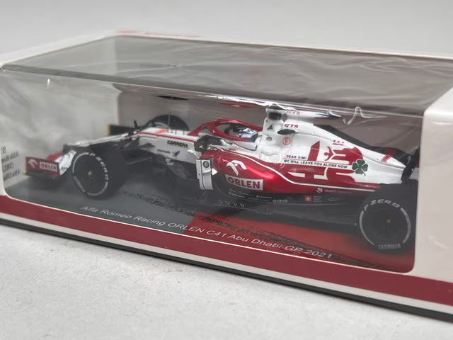 1:43 SPARK S7856 Alfa Romeo Racing ORLEN C41 Abu Dhabi GP 2021 #7 K.Raikkonen