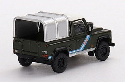 [ Back-order ] TSM MINI-GT MGT00402-R 1:64 Land Rover Defender 90 Pickup Bronze Green RHD model car