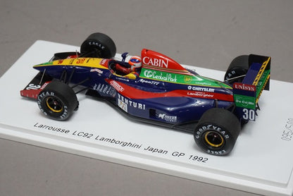 1:43 SPARK ROMU028 Larrousse LC92 Lamborghini Japan GP 1992 #30 Ukyo Katayama