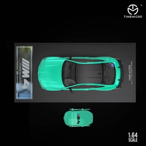 TM Time Micro 1:64 BMW M4 Mint Green model car