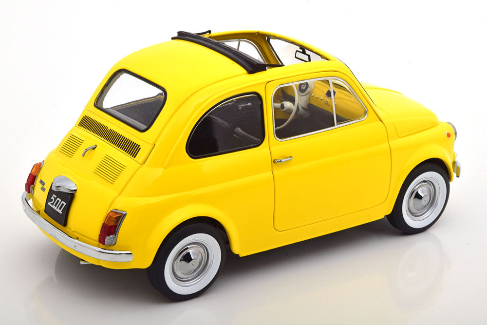 KKDC120034 KK scale 1:12 Fiat 500F 1968 Yellow model car