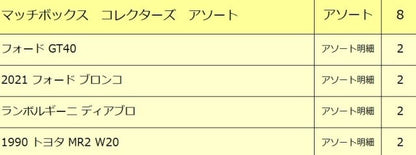 GBJ48-986P Matchbox Collector's Assortment 8 pieces model car