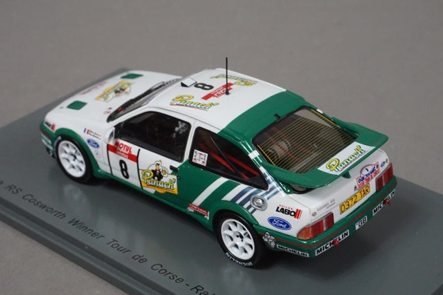 1:43 SPARK S2626 Ford Sierra RS Cosworth Winner Tour de Corse France 1988 #8