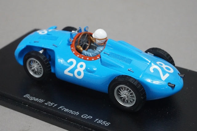 1:43 SPARK S5280 Bugatti 251 French GP 1956 #28 Maurice Trintignant