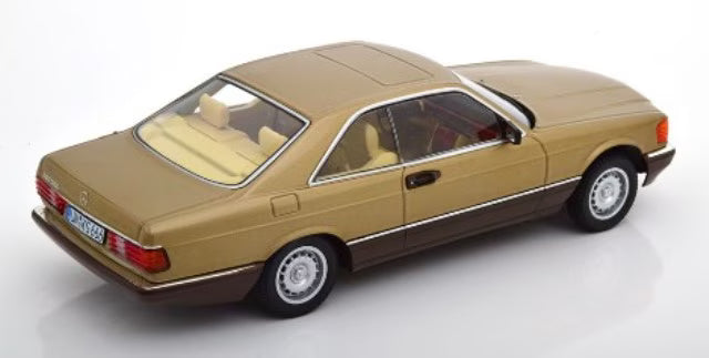 KKDC180335 KK scale 1:18 Mercedes 500 SEC C126 1987 golden metallic