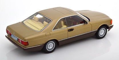 KKDC180335 KK scale 1:18 Mercedes 500 SEC C126 1987 Gold Metallic