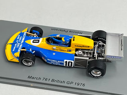 1:43 SPARK S7270 March 761 British GP R.Peterson 1976 #10