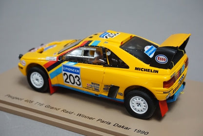 1:43 SPARK S5624 Peugeot 405 T16 Grand Raid Dakar Paris 1990 Winner #203