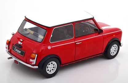 KKDC120054R KK scale 1:12 Mini Cooper 1990 Red / White RHD model car