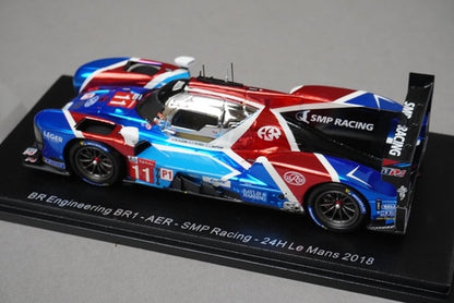 1:43 SPARK S7008 BR Engineering BR1-AER-SMP Racing LM 24h 2018 #11 model car
