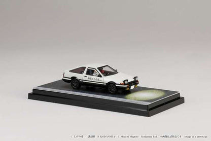 HJ643008DA Hobby JAPAN 1:64 Toyota Sprinter Trueno GT APEX AE86 / Initial D VS Takeshi Nakazato Takumi Fujiwara with driver figure