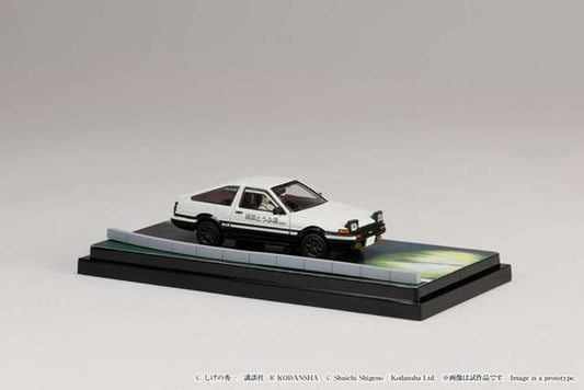 HJ643008DB Hobby JAPAN 1:64 Toyota Sprinter Trueno GT APEX AE86 / Initial D VS Takahashi Ryosuke Takumi Fujiwara with driver figure