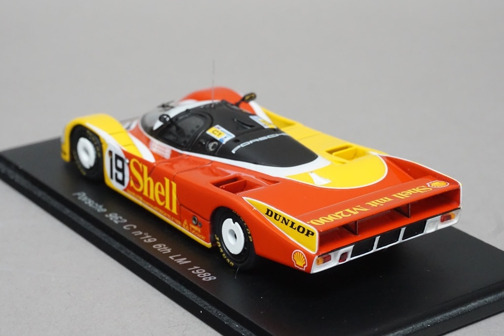 1:43 SPARK S0903 Porsche 962 C Le Mans LM 1988 6th #19