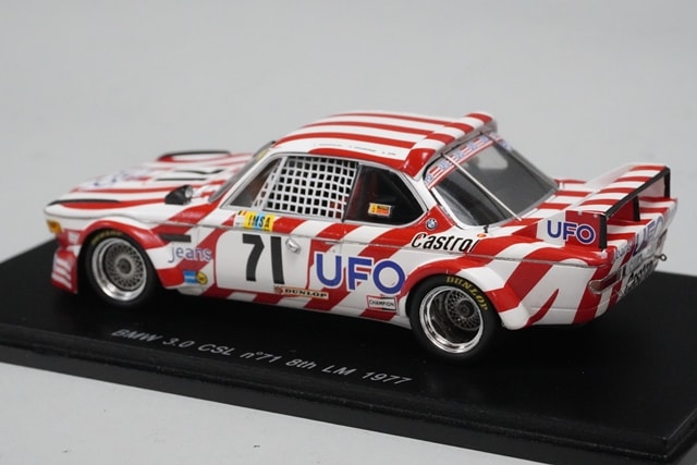 1:43 SPARK S1573 BMW 3.0 CSL LM 8th Le Mans 1977 #71