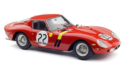 M-253 CMC 1:18 Ferrari 250 GTO LHD Chassis #3757 24h France 1962 Beurlys Elde #22 Owner:Nick Mason