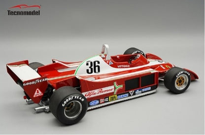 TM18-281A Tecnomodel 1:18 Alfa Romeo 177 Italian GP 1979 #36 Vittorio Brambilla