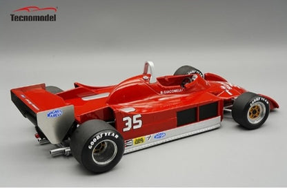 TM18-281B Tecnomodel 1:18 Alfa Romeo 177 Belgian GP 1979 #35 B.Giacomelli