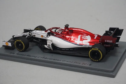 1:43 SPARK S6073 Alfa Romeo Racing C38 Australian GP 2019 #7 K.Raikkonen