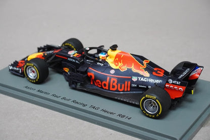 1:43 SPARK S6058 Aston Martin Red Bull Racing Tag Heuer RB14 Chinese GP Winner 2018 #3 Daniel Ricciardo