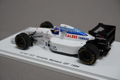 1:43 SPARK ROMU021 Tyrrell 022 YAMAHA Monaco GP 1994 Ukyo Katayama #3 Autographed ROMU