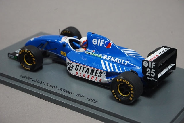 1:43 SPARK S3977 Ligier JS39 #25 South African GP 1993 M.Brundle