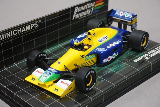 1:43 MINICHAMPS 400910119 Benetton Ford B191 1991 #19 M.Schumacher