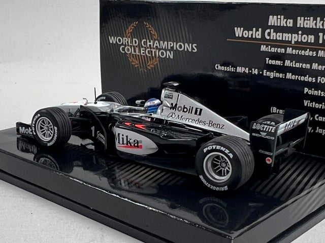 1:43 MINICHAMPS 436990001 McLaren Mercedes MP4-14 World Champion 1999 #1 K.Hakkinen
