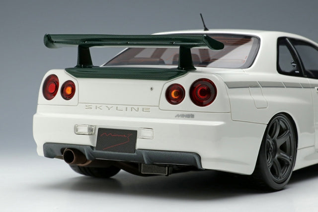 IM073 Make Up IDEA 1:18 Mine's Skyline GT-R BNR34 Vspec N1 2021 Rays wheel