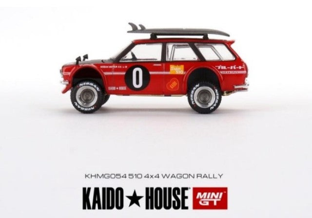 KHMG054 TSM MINI-GT 1:64 Nissan Datsun KAIDO 510 wagon Safari RS V2 RHD