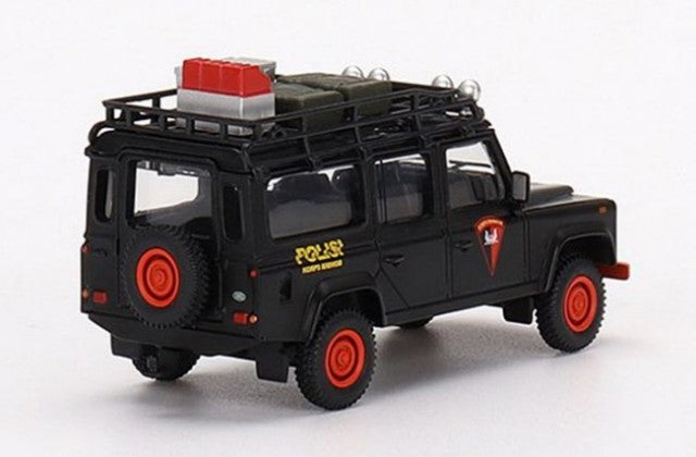 [ Back-order ] TSM MINI-GT MGT00522-R 1:64 Land Rover Defender 110 Indonesian National Police Mobile Brigade RHD Indonesia Exclusive model car