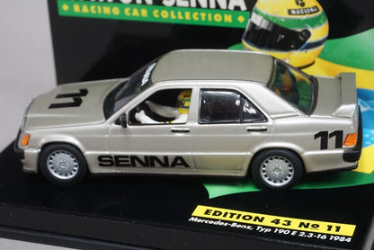 1:43 MINICHAMPS Mercedes Benz Typ 190E 2.3-16 1984 #11 A.Senna Senna Collection NO.11