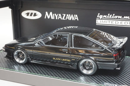 1:18 ignition model IG1641 Toyota Sprinter Trueno AE86 3door GT Apex Black Limited MIYAZAWA MODEL