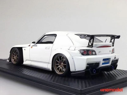 [ Pre-order ] 23A02-01A onemodel 1:18 Honda S2000 SPOON Street Version Grand Prix White with Bronze Wheels