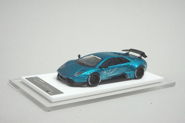 LB670-023 LB PERFORMANCE 1:64 LIBERTY WALK LB Works Murcielago LP670 40th Blue