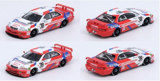 IN64-EXIV-JTCC95-BS INNO MODELS 1:64 Toyota Corona EXiV #38 & #39 "Team Cerumo" JTCC 1995 Box Set