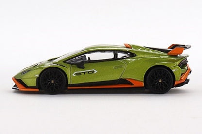 MGT00547-L TSM MINI-GT 1:64 Lamborghini Huracan STO Verde Citrea LHD