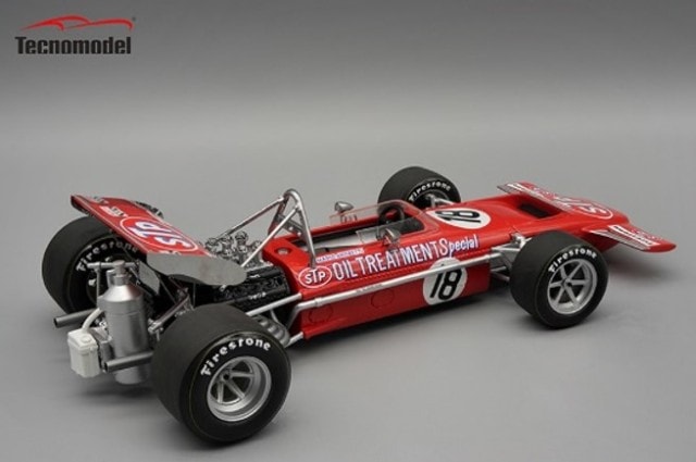 TM18-216B Techno Model 1:18 March 701 Spanish GP 1970 3rd place finisher #18 Mario Andretti