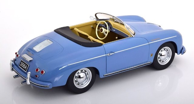 KKDC120095 KK scale 1:12 Porsche 356 A Speedster 1955 Light Blue