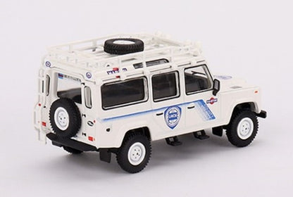 MGT00558-L TSM MINI-GT 1:64 Land Rover Defender 110 Safari Rally Martini LHD