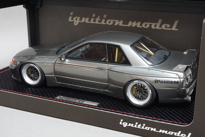 1:18 ignition model IG1272 PANDEM GT-R (BNR32) Gun Grey Metallic