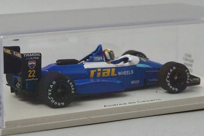 1:43 SPARK S4311 Rial Real ARC1 Belgian GP 1988 #22 A.Cesaris