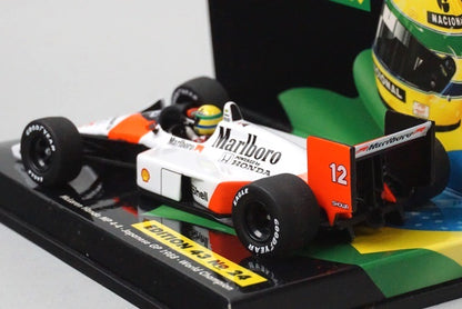 1:43 MINICHAMPS 540884392 McLaren Honda MP4-4 A.Senna Japanese GP World Champion 1988 #12 ASC No.24 Marlboro