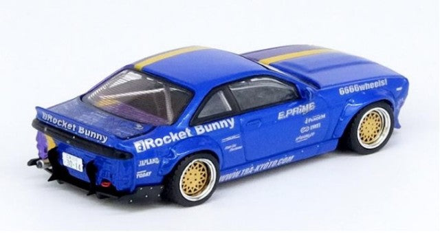 IN64-S14B-TOMOSAN INNO MODELS 1:64 Nissan Silvia S14 "Rocket Buuny Boss" Tomonori Idekawa