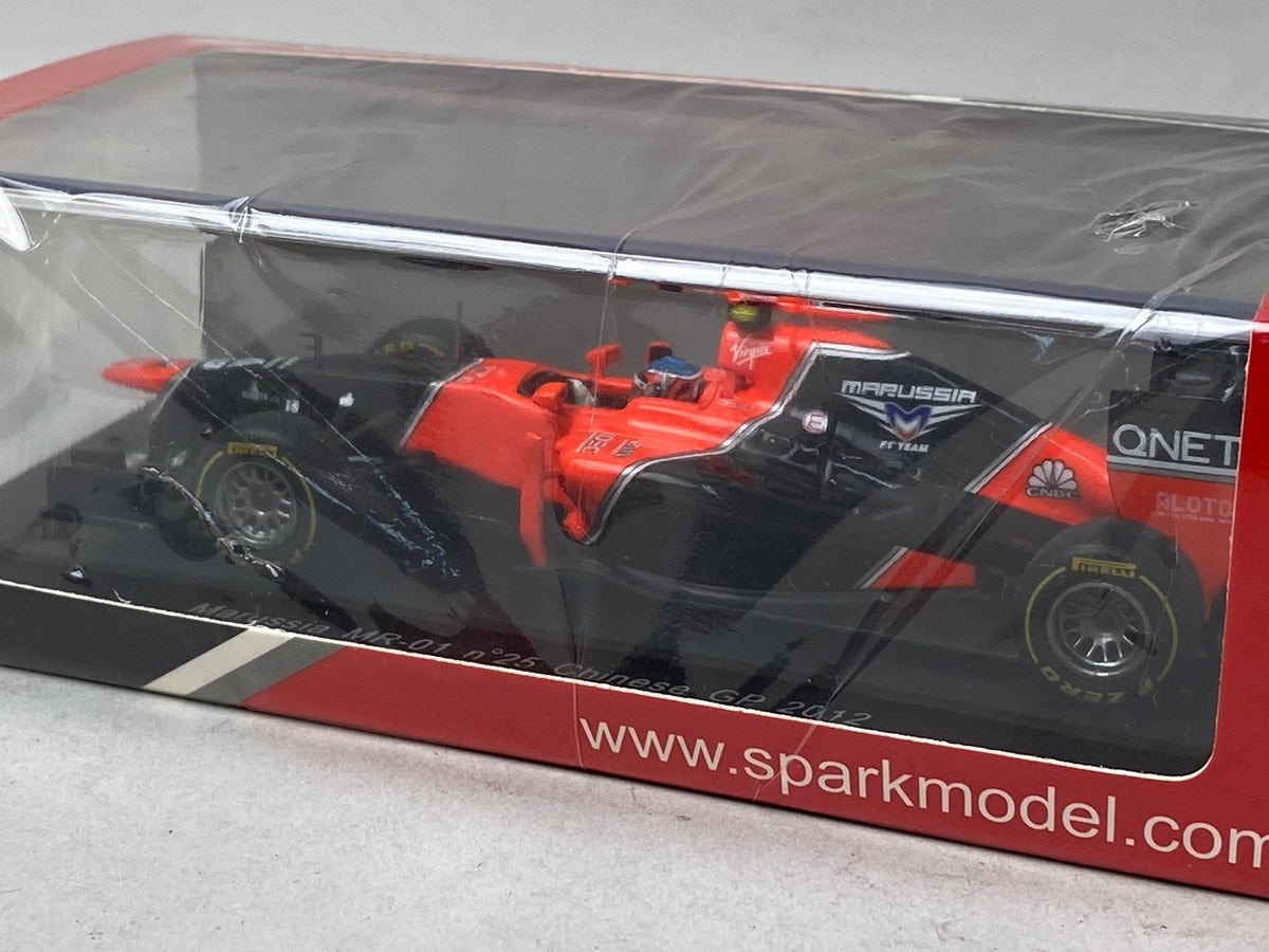 1:43 SPARK S3039 Marussia MR-01 China GP 2012 #25
