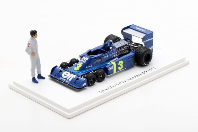 ROMU053 SPARK 1:43 Tyrrell P34 Japan GP 1976 J.Schecter figure included